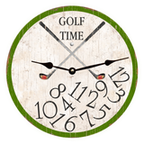 Unique Handmade Golf Clock – Elevate Your Golf-Themed Room