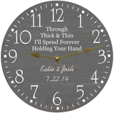 Custom Quote Wall Clock