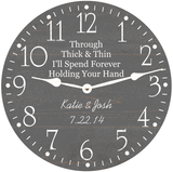 Custom Quote Wall Clock