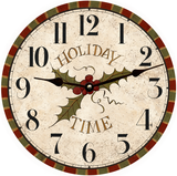 Holiday Wall Clock