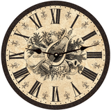 Large Toile Clock