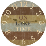 On Lake Time Wall Clock