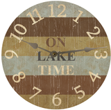 On Lake Time Wall Clock