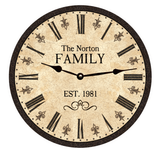 Oversized Family Clock