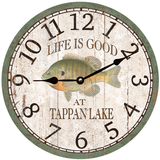 Personalized Bluegill Clock Black Hands