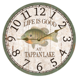 Personalized Bluegill Clock Gold Hands
