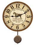 Personalized Horse Pendulum Clock
