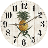 Rustic Pineapple Clock