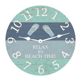 Flip Flop Clock White Hands