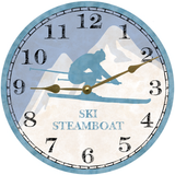 Personalized Ski Clock - 3