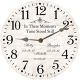In These Moments Time Stood Still Clock