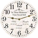 In These Moments Time Stood Still Clock