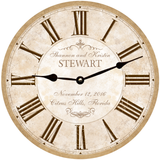 Wedding Clock Black Hands