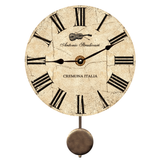 Rustic Violin Pendulum Clock