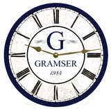 Family Monogram Clock