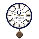 Family Monogram Pendulum Clock