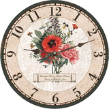 French Bouquet Clock- French Clock