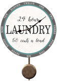 Laundry Room Pendulum Clock