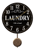 Laundry Room Wall Pendulum Clock