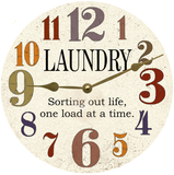 Laundry Room Clock