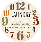 Laundry Room Clock