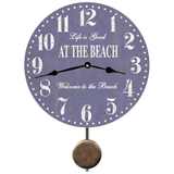 Rustic Beach Clock Pendulum Clock
