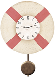 Rustic Handmade Life Preserver Pendulum Clock