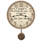 Love Your Family Pendulum Clock