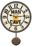 Man Cave Pendulum Clock