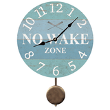 No Wake Zone Pendulum Clock