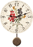 Oversized Flower Pendulum Clock