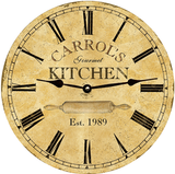 Personalized Kitchen Clock