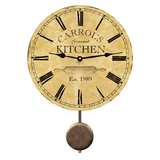 Personalized Kitchen Clock - Pendulum Clock