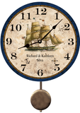 Nautical Clock- Personalized Nautical Clock- Ship Clock