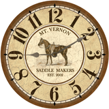Personalized Horse Clock