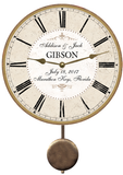 Rustic Wedding Pendulum Clock