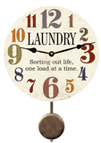 Laundry Room Pendulum Clock