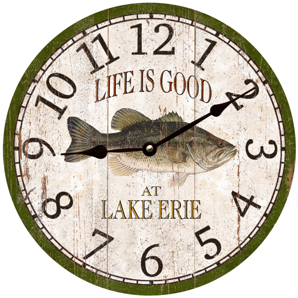 Fishing Clocks – Time Flies Clocks