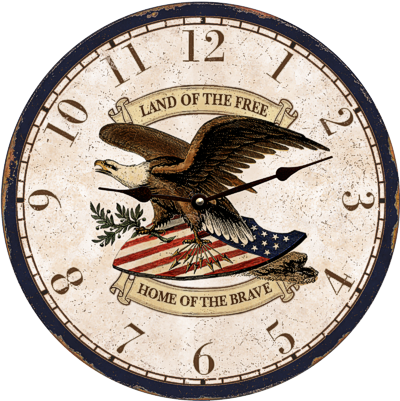 Patriotic Clock