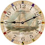 Nautical Sailboat Clock