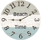 3 Color Beach Time Clock - 3