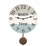 3 Color Beach Time Pendulum Clock