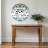 Time Zone Clock- Multi Zone Wall Clock