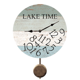 LAKE TIME Clock- Four Color Whatever Lake Time Clock