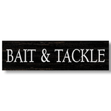 Rustic Bait and Tackle Shop Sign