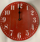 Barn Red Wall Clock 2