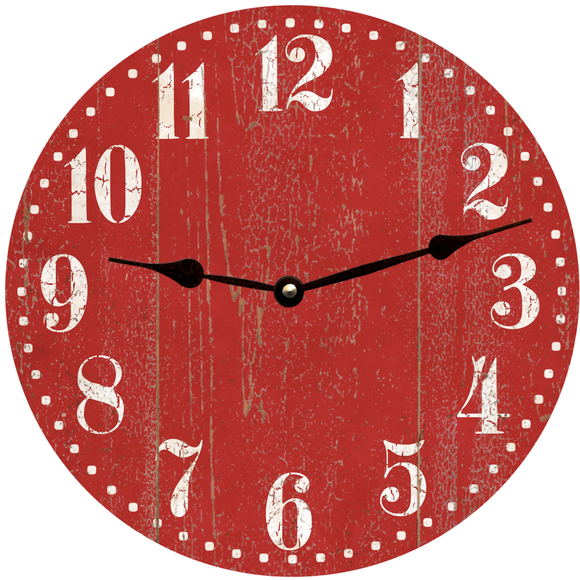 Barn Red Wall Clock