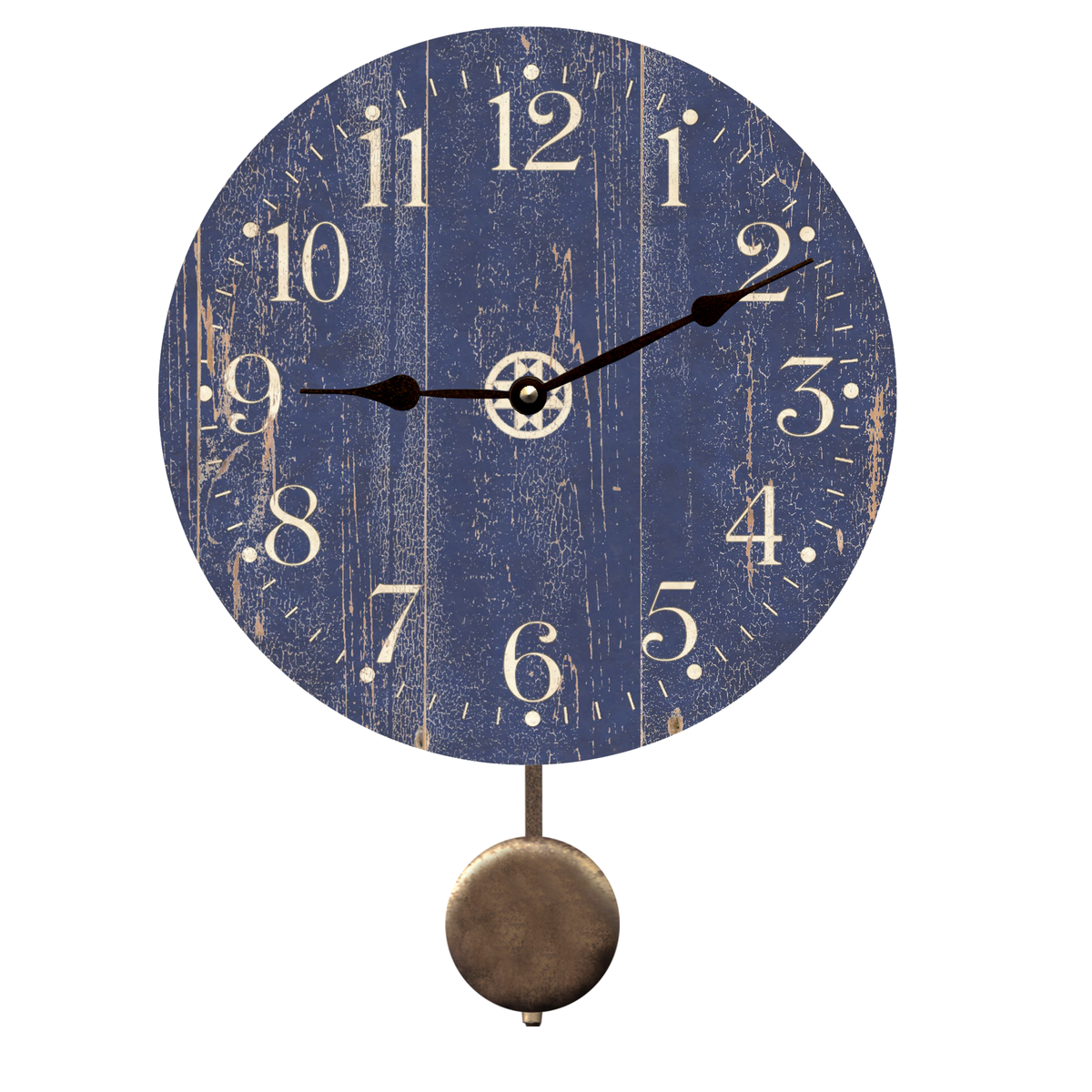 Barn Side Blue Clock | Time Flies Clocks