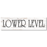 Basement Sign - White