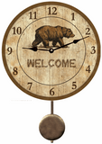 Bear Clock with Pendulum